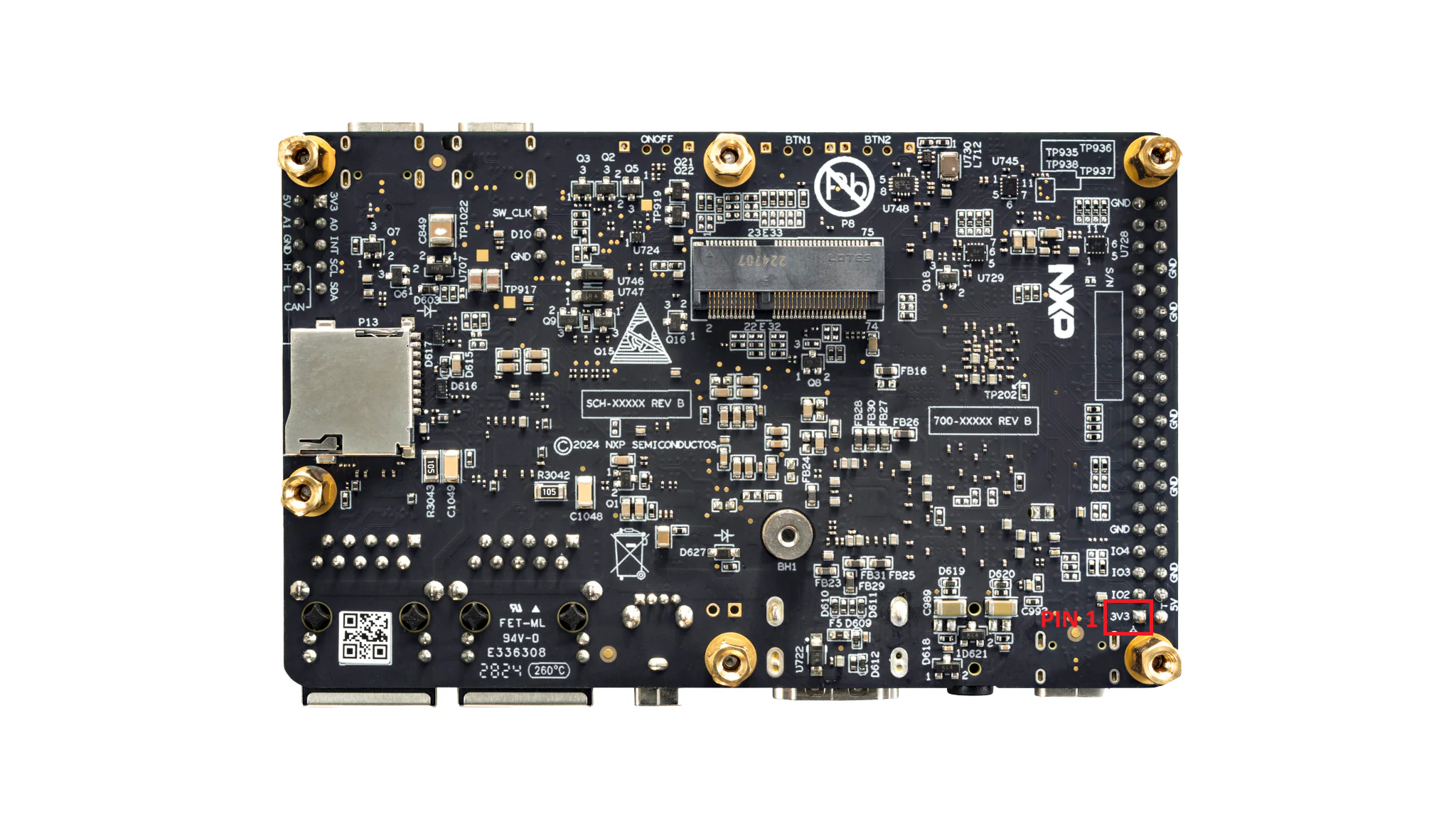 FRDM-IMX93 board (top view)